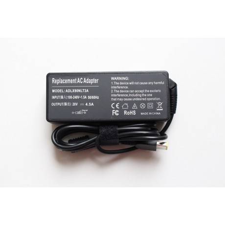 CHARGEUR ADAPTABLE POUR PC PORTABLE LENOVO 20V 4.5A PRIX TUNISIE