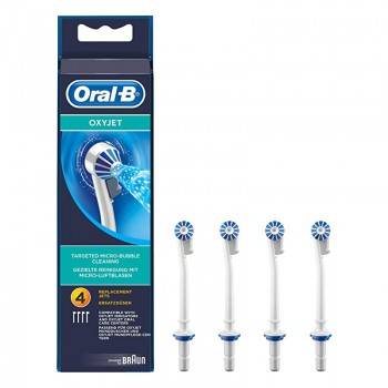 BROSSETTES BRAUN 4 CANULES OXYJET ORAL-B PRIX TUNISIE