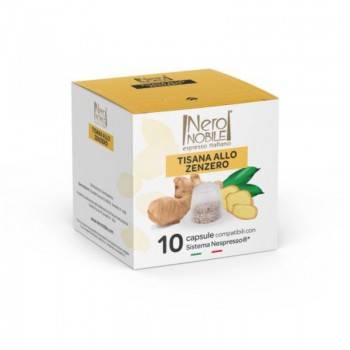 BOITE DE 10 CAPSULES TISANE NERO NOBILE GINGEMBRE prix tunisie