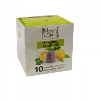 BOITE DE 10 CAPSULES THE VERT NERO NOBILE CITRON prix tunisie