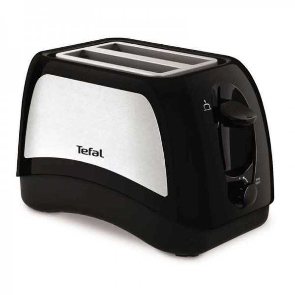 Grille Pain TEFAL 850 W TT130D11 Inox et Noir Grille Pain TEFAL 850 W TT130D11 Inox et Noir