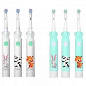 BROSSE À DENTS KIWI POUR ENFANT AVEC BATTERIE - BLANC prix tunisie