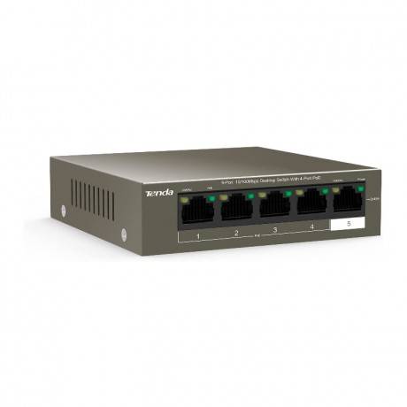 SWITCH TENDA 5 PORTS 10/100MBPS 4-PORTS POE PRIX TUNISIE