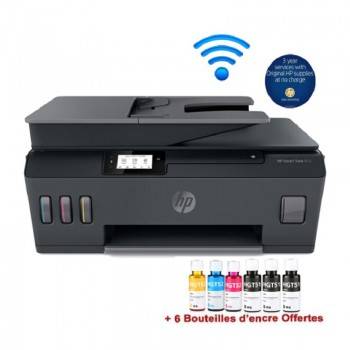 IMPRIMANTE JET D'ENCRE 4EN1 HP SMART TANK 615 COULEUR WI-FI (Y0F71A)