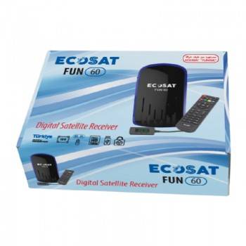 RÉCEPTEUR ECOSAT FUN 60 + 12 MOIS SHARING FUNCAM + 12MOIS IPTV MATADOR