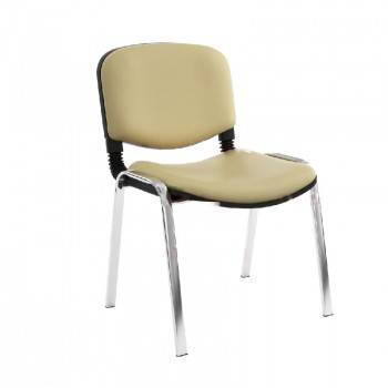 CHAISE VISITEUR ISO SIMPLE SANS ACCOUDOIRS - CHROME