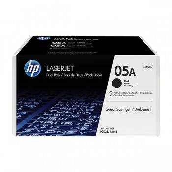 Pack de 2 Toner Laser original HP 05A - prix Tunisie