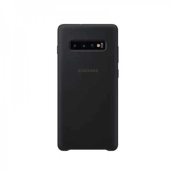 Silicone Cover Galaxy S10+ Noir EF-PG975TBEGUS Tunisie