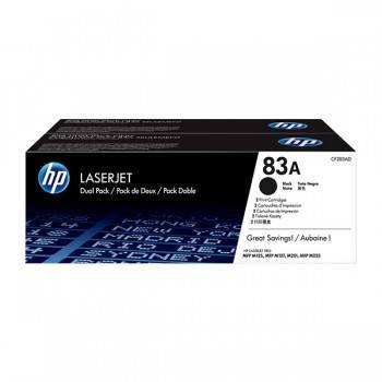 Pack de 2 Toner Laser original HP 83A - prix Tunisie