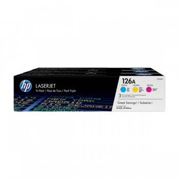 Pack de 3 toner Laser original HP 126A - prix Tunisie