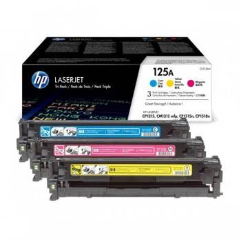 Pack de 3 toner Laser original HP 125A - prix Tunisie