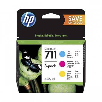 Pack de 3 Cartouches HP D'origine 711 - prix Tunisie