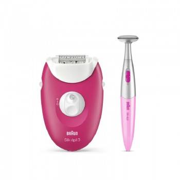 ÉPILATEUR BRAUN SILK-ÉPIL 3 SE3-420 - ROSE