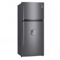 RÉFRIGÉRATEUR LG GL-F502HLHL 438 LITRES NO FROST AVEC FONTAINE - SILVER