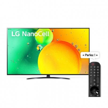 TÉLÉVISEUR LG 65'' SMART NANOCELL NANO79 REAL UHD 4K + RÉCEPTEUR INTÉGRÉ PRIX TUNISIE