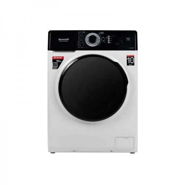 MACHINE À LAVER FRONTALE BRANDT 10.5 KG - BLANC - BAM104QVWBL MACHINE À LAVER FRONTALE BRANDT 10.5 KG - BLANC - BAM104QVWBL