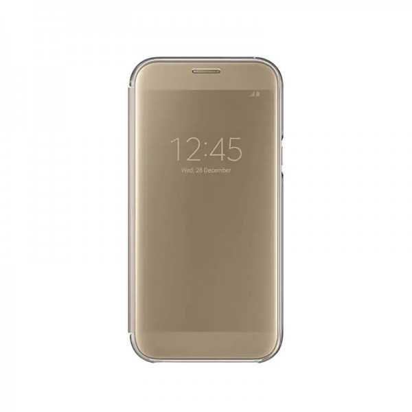 Clear View Cover Galaxy A7 2017 Gold EF-ZA720CFEG Tunisie Clear View Cover Galaxy A7 2017 Gold EF-ZA720CFEG Tunisie