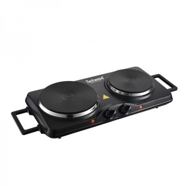 Plaque électrique Techwood TPE-2506 2 Feux 2500 W - Noir Plaque électrique Techwood TPE-2506 2 Feux 2500 W - Noir