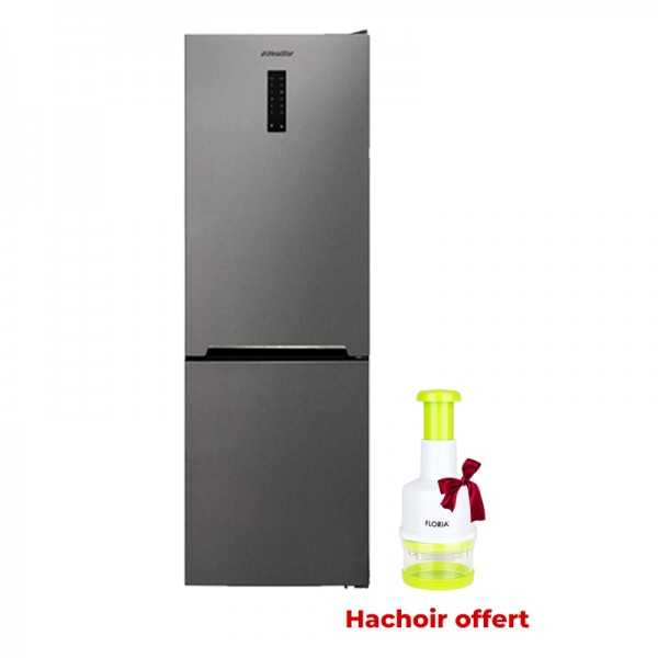 Réfrigérateur Combiné NEWSTAR CBD400XA 400 Litres NoFrost - Inox
