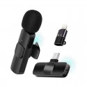 Microphone Sans fil compatible K8 avec IPhone et type-C