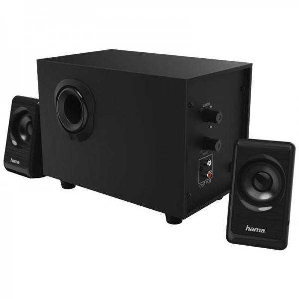 Haute Parleur Hama Systeme Audio 2.1 BA-2112. Noir Tunisie