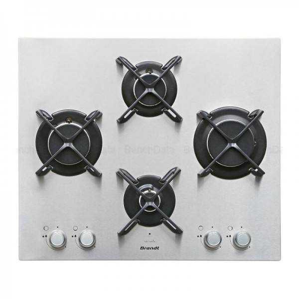 Plaque De Cuisson à Gaz BRANDT BPE6414X - INOX Plaque De Cuisson à Gaz BRANDT BPE6414X - INOX