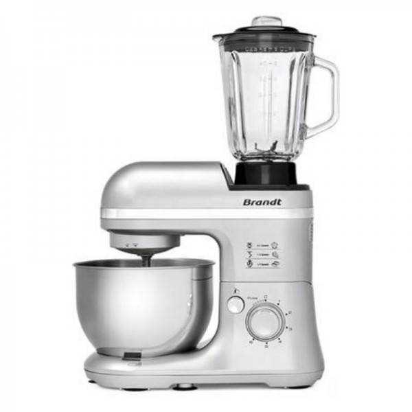Robot Pâtissier Multifonction BRANDT KM650BS 650W - Gris prix tunisie Robot Pâtissier Multifonction BRANDT KM650BS 650W - Gris prix tunisie