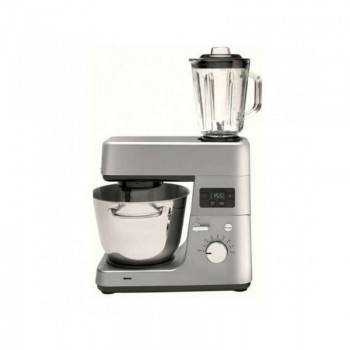 Robot Pétrin Multifonction BRANDT KMT1255BS 800W Silver