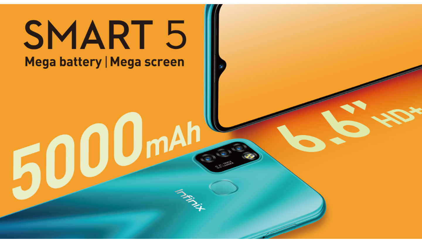 Smartphone  Infinix Smart 5 Bleu x657b prix tunisie