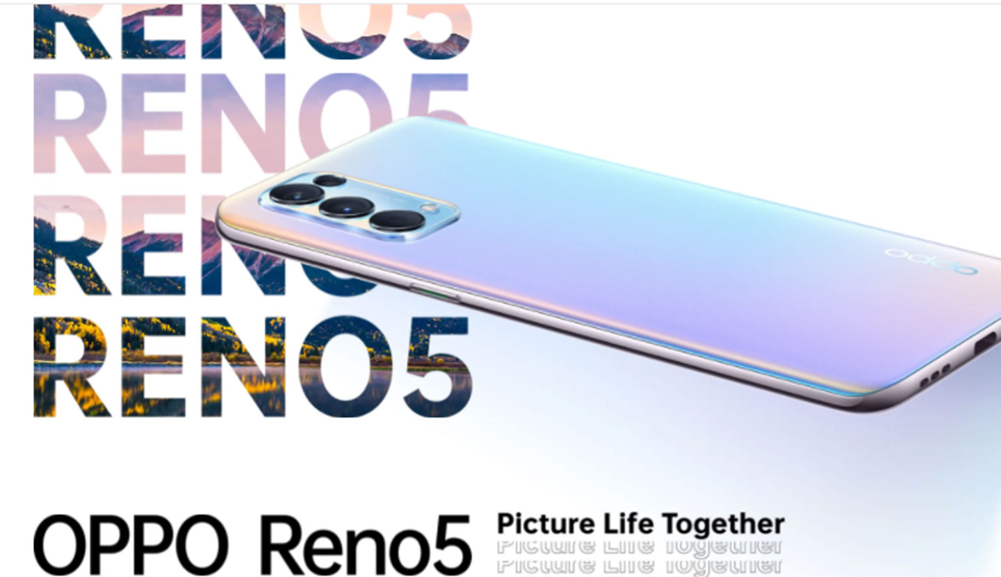 Smartphone Oppo Reno5 5G Silver prix tunisie